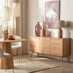 R&R MUEBLES - Aparador Nordico Moderno Alan 150 cm