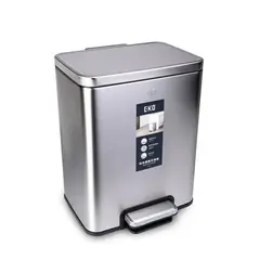 EKO - Papelera con pedal de Acero Inox 20L 33.3x42Cm - 10031072