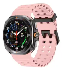 GENERICO - Correa silicona para samsung Galaxy WatchUltra 47mm 2024-2025- Rosado