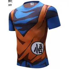 GENERICO - POLO COMPRESION DRAGON BALL GOKU HALLOWEEN