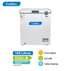 COLDEX - Congeladora 145LT Blanco CH05PLUS