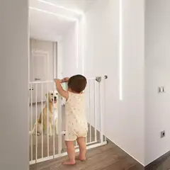 BABYKISS - Reja de seguridad para bebes y mascotas 70-116cm de ancho