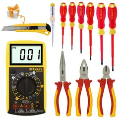 STANLEY - Alicates desarmadores dieléctricos 1000V MaxSteel Multimetro