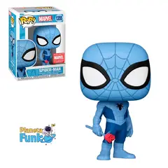 FUNKO - SPIDER MAN BLUE CON ROSA POP EXCLUSIVO 1355