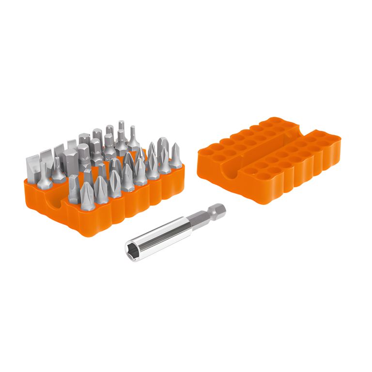 Juego de Bits y Adaptadores 33 Piezas 17788