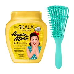 GENERICO - Mascarilla Skala Expert Amido de Milho 1 kg con Cepillo Desenredante