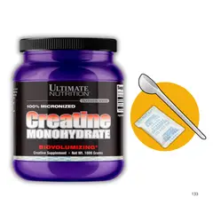 ULTIMATE NUTRITION - CREATINA DE 1KG CON CUCHARA MEDIDORA Y GEL ANTIHUMEDAD - CREATINA MONOHIDRATADA Y MICRONIZADA
