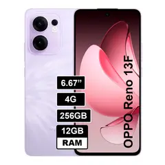 OPPO - Reno13 F 5G 256GB 12GB RAM cámara principal 50MP frontal 32MP OLED Morado