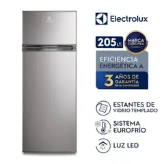 ELECTROLUX - Refrigeradora 205L Top Freezer 2 Puertas ERTY20G2HVI