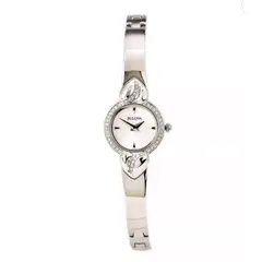 BULOVA - RELOJ CRYSTAL CON COLLAR PLATEADO