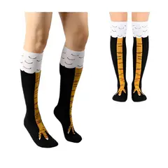 GENERICO - Medias Largas Diseño Patas de Pollo Cosplay