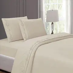 CASATEX - Set de Sabana de 4 Pieza 100% Algodón