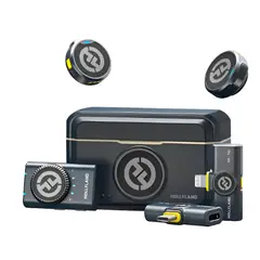 GENERICO - Micrófono Lavalier Inalámbrico Hollyland Lark M2 Combo Negro