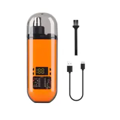 GENERICO - Afeitador Nasal Mini y cabello portátil recargable - NARANJA