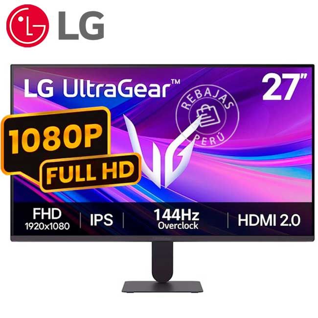 Monitor Gaming UltraGear 27G411A-B 27 FHD IPS 144Hz G-SYNC