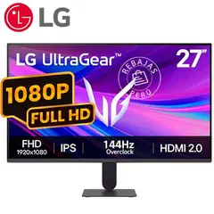 LG - Monitor Gaming UltraGear 27G411A-B 27 FHD IPS 144Hz G-SYNC