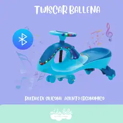 BABY - Carrito corre pasillos modeloBALLENA CELESTE