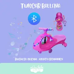 BABY - Carrito corre pasillos modeloBALLENA PINK