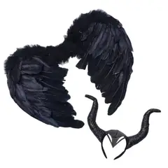 GENERICO - Set Maléfica alas + vincha