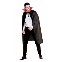 GENERICO - Capa disfraz vampiro Halloween talla S