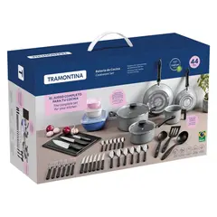 TRAMONTINA - Juego de cocina Acero Inoxidable Linz x 44 piezas