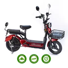 MOVEEN - BICIMOTO ELECTRICA MED URBAN 2 ROJO