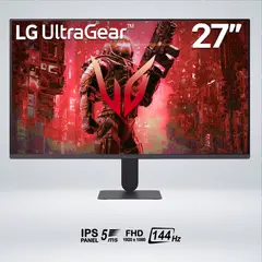 LG - MONITOR 27G411A ULTRAGEAR FULL HD 27 " IPS 144hz 5ms HDR10 G-SYNC AMD