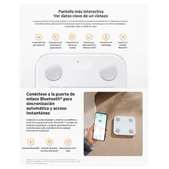 XIAOMI - Balanza Digital Inteligente Body Composition Scale S400 Blanco