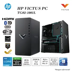 HP - VICTUS 15L GAMING TG02-10001LA I5-13400F 8GB 512SSD WIFI 6 8GB RTX3050 WIN11