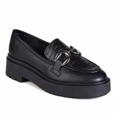 MIKAELA - MOCASIN MUJER PRETO 20055-15