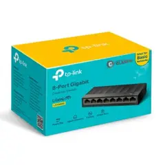 TP LINK - SWITCH TP-LINK LS1008G 8PTS GIGABIT LITEWAVE PLASTICO