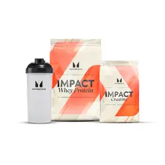 Myprotein - Impact whey Protein 1kg Chocolate + Creatina 250gr + Shaker 600 ml MP Tapa Negra
