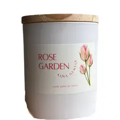 GENERICO - Vela Aromática de Cera de Soya Rosas Alma Gemela