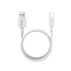 XIAOMI - Cable de Carga Rápida Remax RC-183a 6A USB a Type-C Blanco