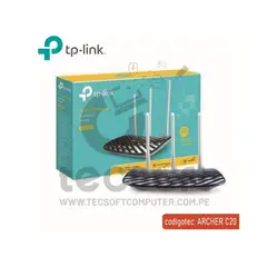TP LINK - ROUTER ETHERNET WIRELESS TP-LINK AC750 DUAL BAND 245 GHZ ARCHER C20