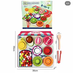 GENERICO - Tienda de Frutas - Clasificación de frutas - JUEGO DIDÁCTICO