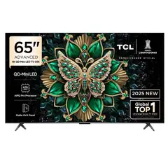 TCL - TELEVISOR MINI LED 65" QD UHD 4K Smart Google TV 65C6K - Nuevo 2025