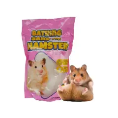 GENERICO - Arena de baño fina importada de 1 kilo para hamster y jerbos