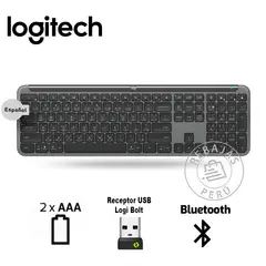 LOGITECH - Teclado Slim K950 Wireless Bluetooth Bolt Negro Español