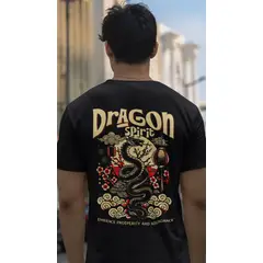 GENERICO - POLO BASICO URBANO JAPAN STREET COLLECTION - DRAGON