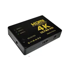TECH - Switch Selector de HDMI 3×1 de 4K Ultra HD HDMI3TO1