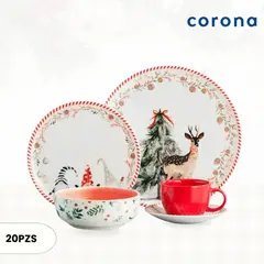 CORONA - Vajilla Navideña 4 - 20 Ilusion