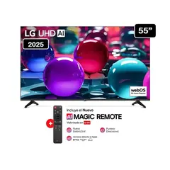 LG - Televisor 55" UHD AI 4K SMART TV 55UA7300 + control magic 2025