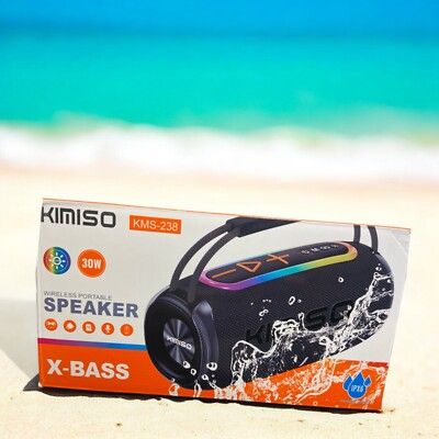 PARLANTE BLUETOOTH KMS-238 30W PORTÁTIL X-BASS