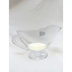 GENERICO - Jarra de Vidrio para Salsa, Leche o Condimento de 200 ml