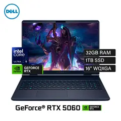 ALIENWARE - Dell 16X Aurora, Core Ultra 9 275HX, RTX 5060 8GB, 32GB RAM, 1TB SSD, 16″ WQXGA 240HZ