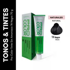 GENERICO - Pro Color Tinte Sin Amoniaco 1N Negro 70 g