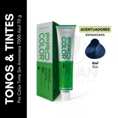 GENERICO - Pro Color Tinte Sin Amoniaco 7000 Azul 70 g