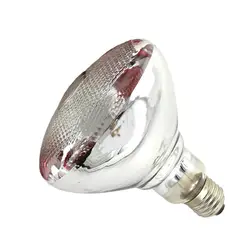 GENERICO - FOCO INFRARROJO CALEFACCIÓN PARA CERDOS PERROS POLLOS 150W PACK X6