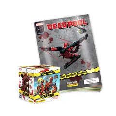 PANINI - ALBUM DEADPOOL, ALBUM TAPA BLANDA + 1 PAQUETON